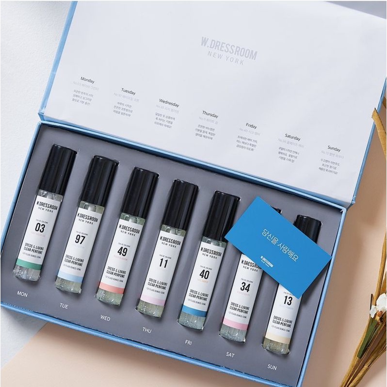 MINI SIZE Nước hoa xịt thơm W.Dressroom Dress & Living Perfume (Idol K-Pop lựa chọn)