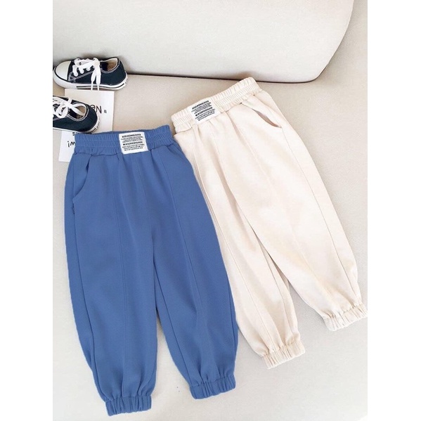 Quần jogger trẻ em lót nỉ lông cực chất, năng động , thời trang siêu ấm, dày dặn, bộ gấu thể thao