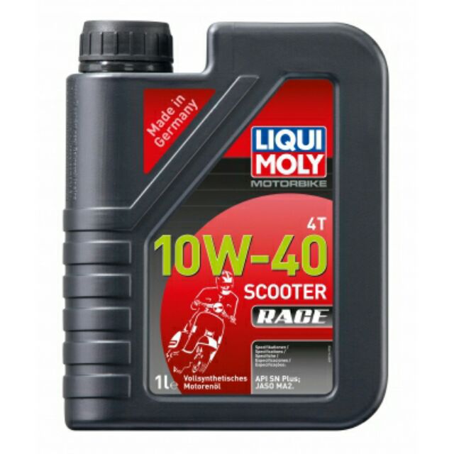 Dầu Nhớt tổng hợp xe tay ga cao cấp Liqui Moly Scooter Race 10W40 1L