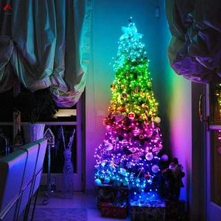IKXRM Christmas Tree Decoration Lights Custom LED String Lights App Remote Control Light