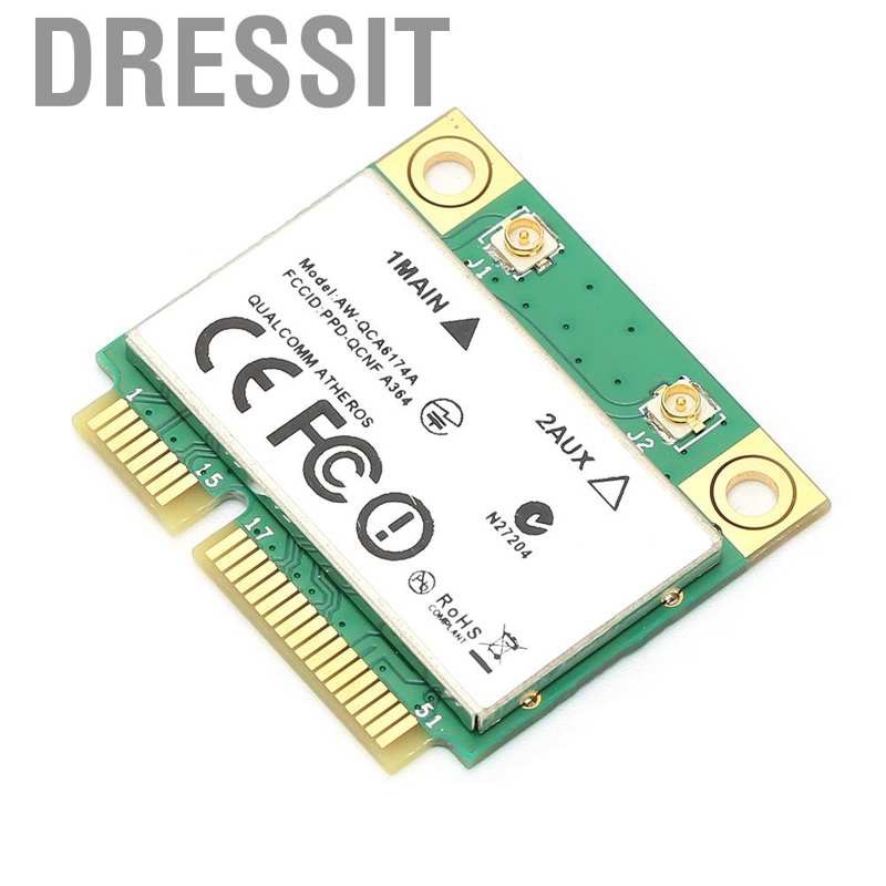 Card Mạng Không Dây Mini Pci-E 2.4 / 5ghz Bluetooth 4.1 Cho Ieee 802.11a / B / G / N / Ac