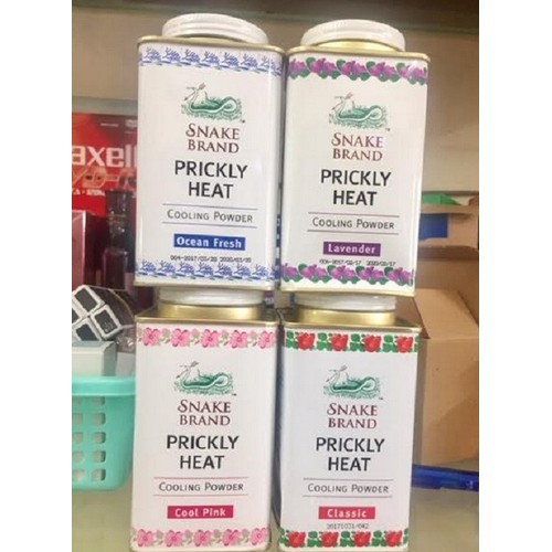 Hộp phấn lạnh Snake Brand Prickly Heat 140g