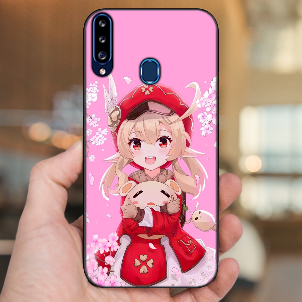 Ốp lưng Samsung A20S viền đen in hình Klee Genshin Impact