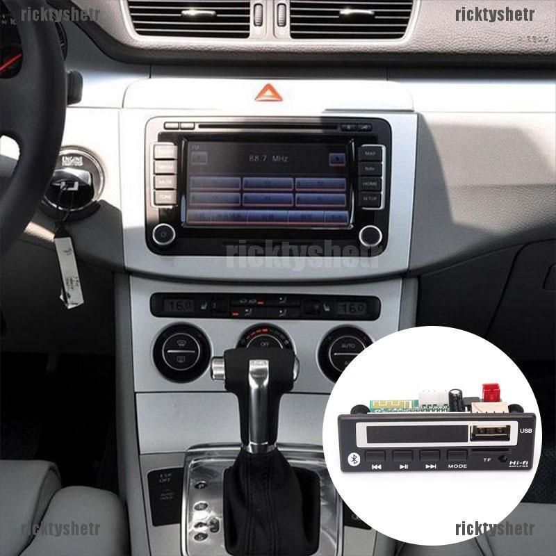 Bảng Mạch Giải Mã Âm Thanh Mp3 5v 12v Usb Tf Aux Fm Radio Cho Xe Hơi