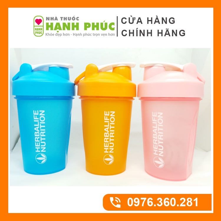 Bình Lắc Herbalife Pha Chế Sữa Shaker Tập Gym, Bình Lắc Sữa Non Alpha Lipid, Unicity Có Lò Xo 400ml, 500ml