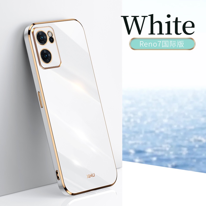 Ốp lưng OPPO Reno 8T 5G Ốp Điện Thoại Viền Thẳng Cho OPPO Reno 8T 5G Edge 900 Reno 8T 5G Edge 90° Ốp Điện Thoại Mạ Điện Dành Cho OPPO A78 A17 A74 A17K A57 4G Reno 8Z 7Z 8T 5G