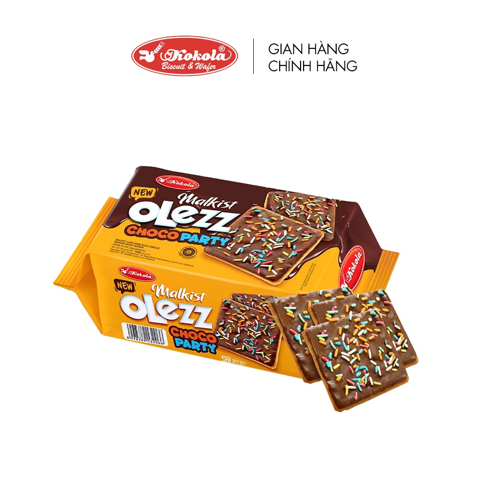 Combo 3 Bánh Olezz Choco Party gói 100g Combo 3 Bánh Olezz Cheese Choco gói 100g