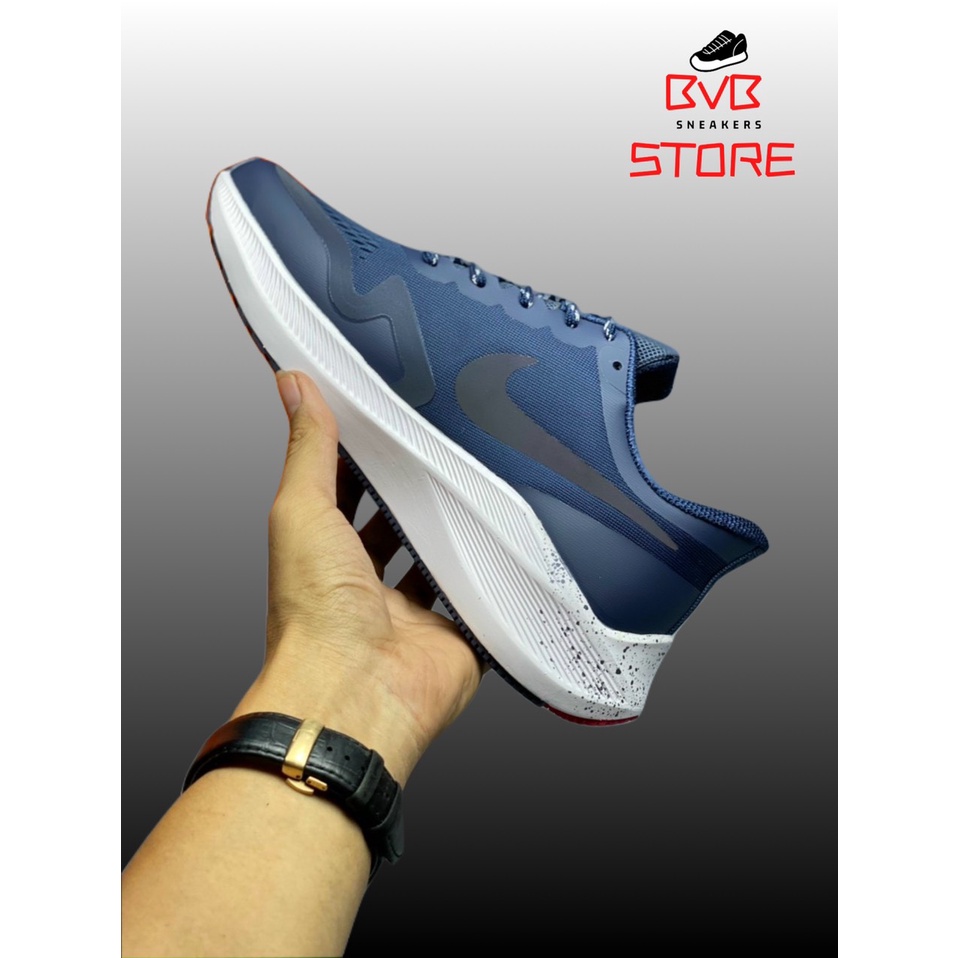 Giày thể thao nam - Nike Air Winflo 8 Shield - màu đen vs xanh trắng - DC3727-
