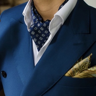 Ascot Tie khăn cổ áo hoạ tiết The Harry