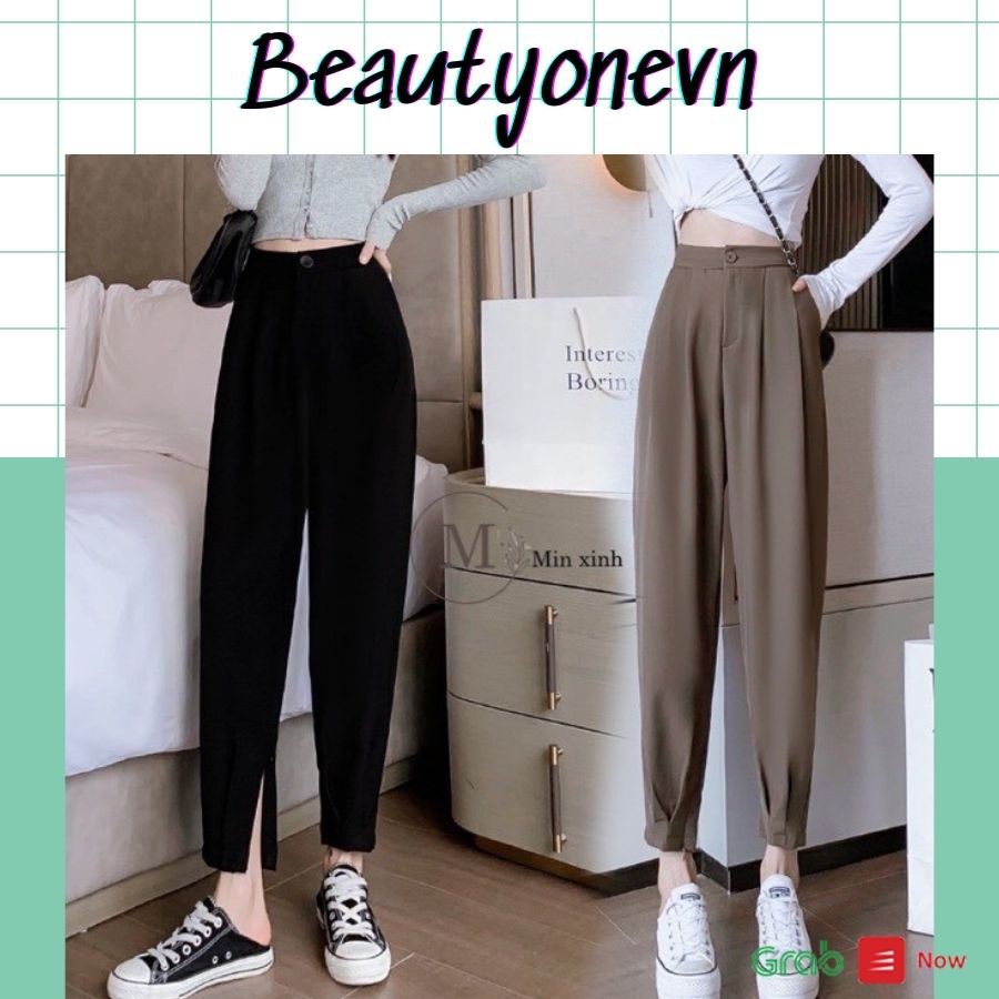 [ Mã FAMAYWA giảm 10K đơn 50K] Quần baggy bo gấu kéo khoá hàng mới ra( ảnh thật/hàng có sẵn)