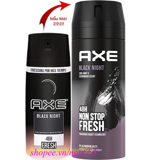 Xịt Khử Mùi 150Ml Axe Non Stop Black Night Ngăn Mùi Cơ Thể, nga753 Uy Tín Từ Chất Lượng.