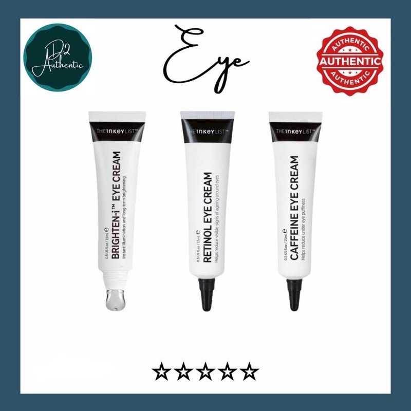(Auth-kèm bill) Kem dưỡng vùng mắt Eye cream -The INKEY List-