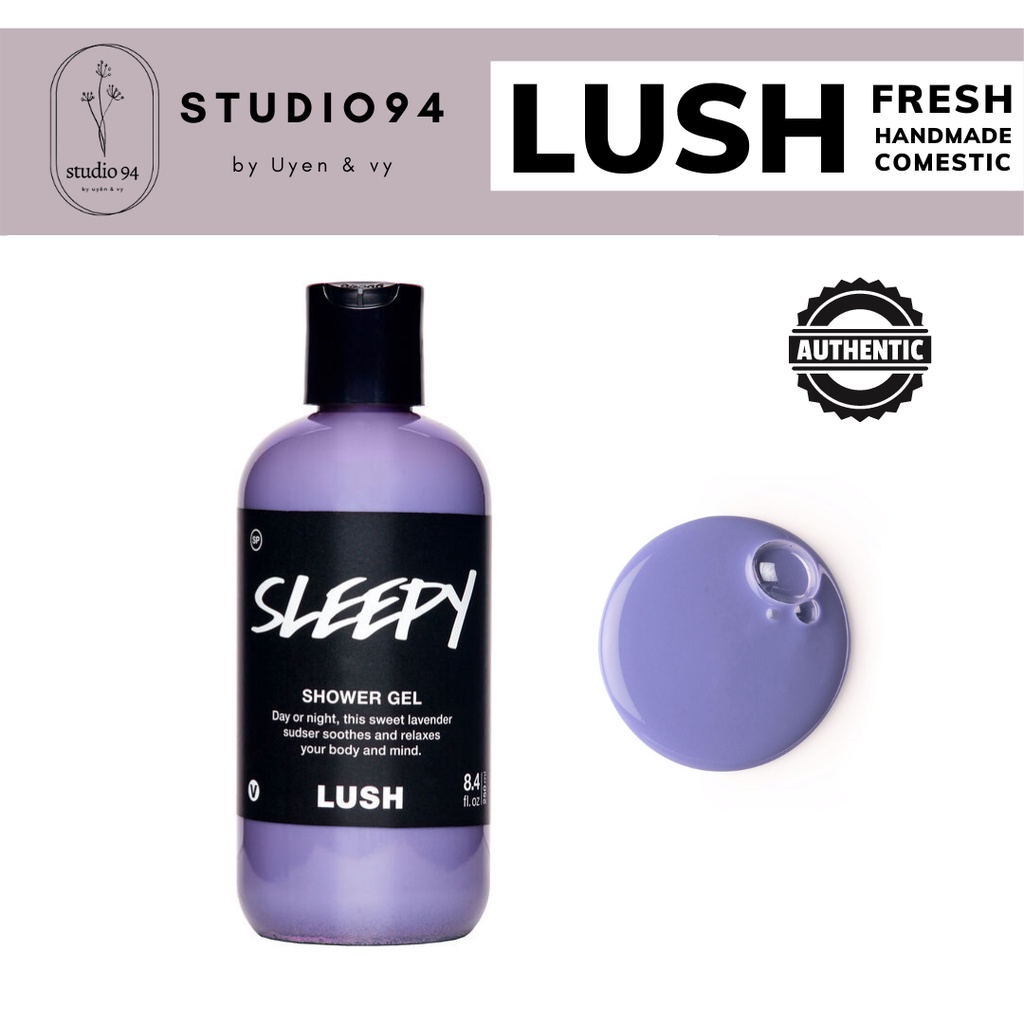 Sữa Tắm Lush ( Shower Gel ) - Sleepy - 𝓨𝓸𝓾𝓻 𝓞𝓻𝓰𝓪𝓷𝓲𝓬 𝓢𝓵𝓮𝓮𝓹𝓲𝓷𝓰 𝓟𝓲𝓵𝓵
