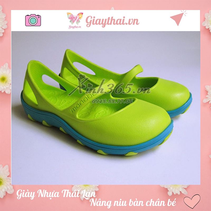 Giày Nhựa Thái Lan Monobo Tammy Kid Đi Mưa Cho Bé Gái