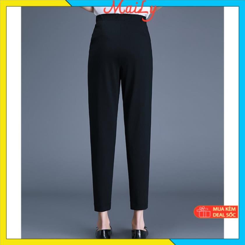 Quần tây đen [HÀNG THIẾT KẾ] Quần tây nữ vải đen, chất tuyết mưa dành cho chị em văn phòng cực sang chảnh | BigBuy360 - bigbuy360.vn