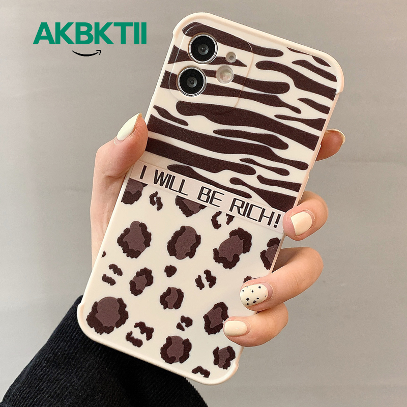 Ốp Lưng Họa Tiết Da Báo Thời Trang Cho Iphone 12 Pro Max 11 X Xs Xr 8 7 Plus Se 2020 | BigBuy360 - bigbuy360.vn