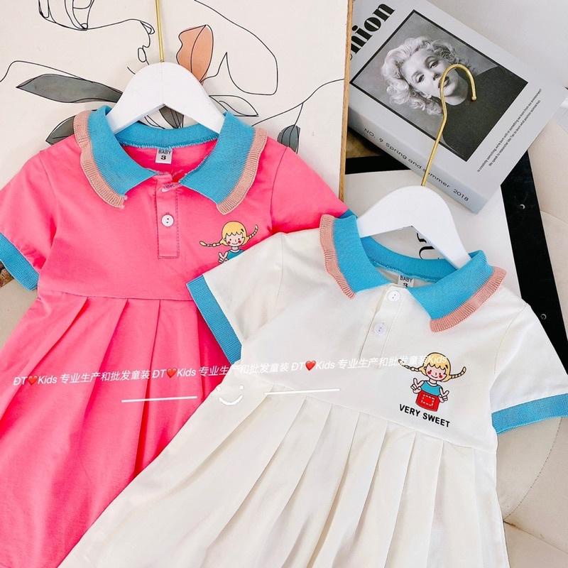 VÁY POLO COTTON BAYBY DOLL CÔ GÁI SIÊU XINH CHO BÉ