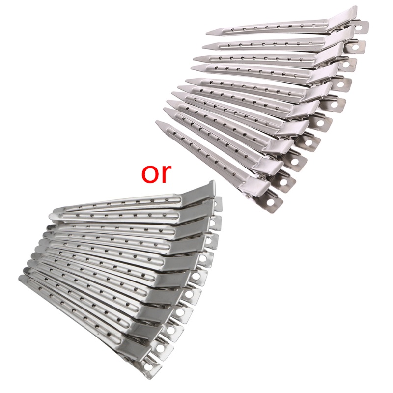 Set 10 Kẹp Mỏ Vịt Bằng Thép Không Gỉ Tiện Lợi