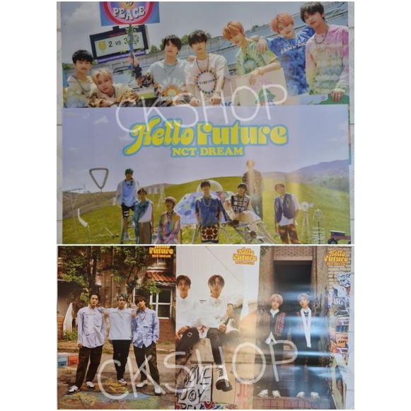 Poster, tranh trang trí NCT DREAM - HOT SAUCE, HELLO FUTURE Mua kèm tube 11k/cái để ship poster