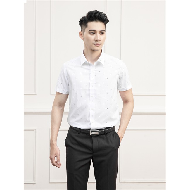 ÁO SƠ MI NGẮN TAY NAM ARISTINO ASS099S9