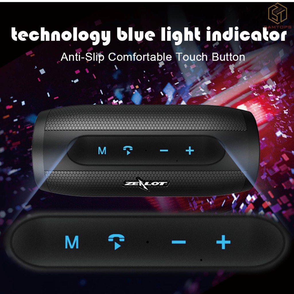 Loa Bluetooth Zealot S16 Siêu Trầm Tiện Dụng