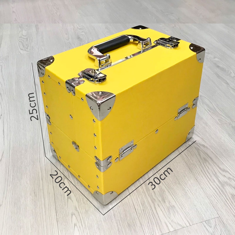 Cốp đựng đồ trang điểm, dụng cụ phun xăm Hamaca - LS3020 màu vàng đẹp Lamdep24g