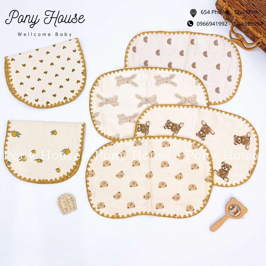 Gối Xô Sơ Sinh - Gối Xô 10 Lớp Muslin Phong Cách Hàn Quốc Cho Bé Sơ Sinh Siêu Mềm, Mịn, Thấm Hút Mồ Hôi Tốt