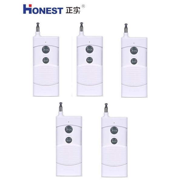 Combo 5 remote,tay khiển điều khiển từ xa công suất lớn Honest 315Mhz sóng xuyên tường mạnh mẽ (chỉ tay khiển)