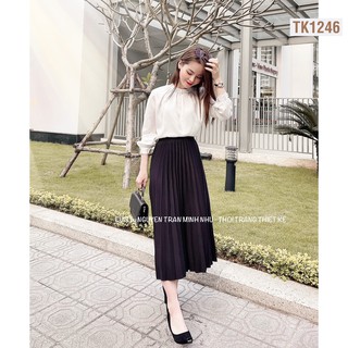 [EVIS.VN] SƠ MI LỤA ĐÍNH TRAI CHUẨN HÀN SIÊU SỊN SÒ TK1246