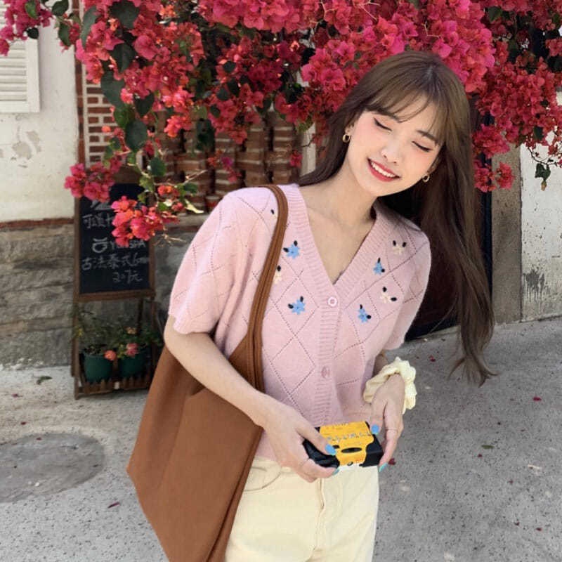 Áo Thun Ngắn Tay Đan Len Cho Nữ JL-TX-288