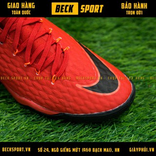 Giày Bóng Đá TQ Hypervenom 3 Đỏ Cổ Chun TF