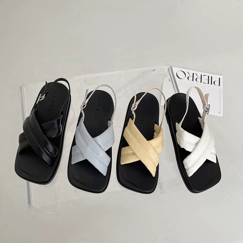 CÓ SẴN  Sandal chéo dây bản to ⭐️⭐️⭐️VIDEO THẬT SHOP TỰ QUAY