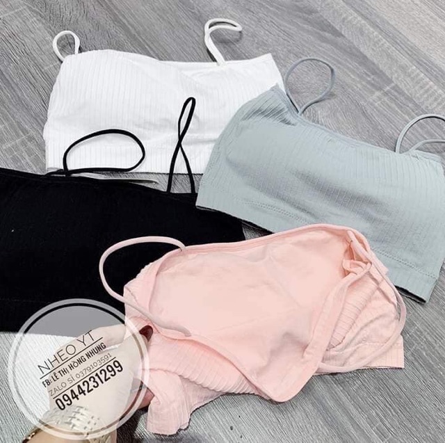 Áo bra ngực tăm ngang nhiều màu - 4 màu | BigBuy360 - bigbuy360.vn