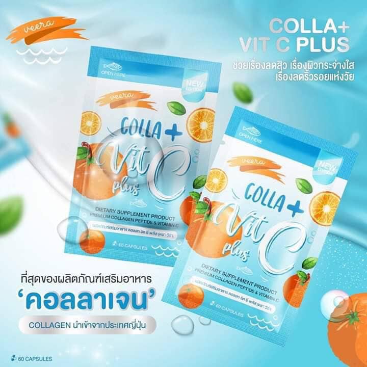 VIÊN UỐNG TRẮNG DA COLLA+ VIT C PLUS