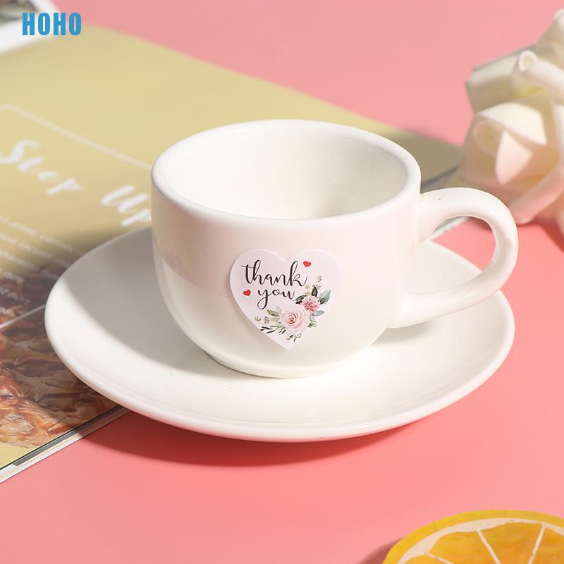 Set 500 Miếng Dán Trang Trí Hình Chữ Thank You Xinh Xắn