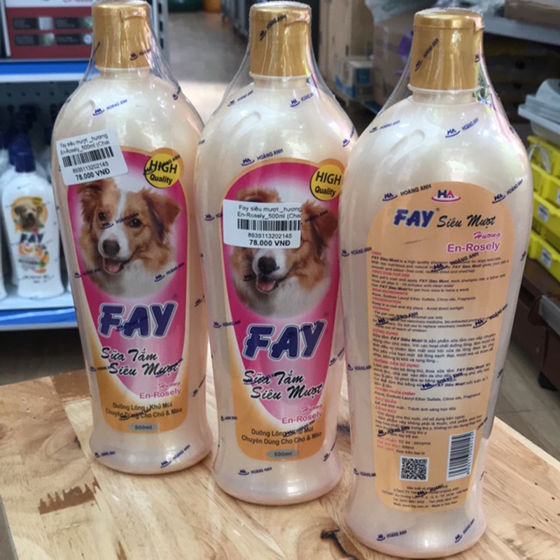 Sữa tắm Fay siêu mượt 300ml dành cho chó mèo
