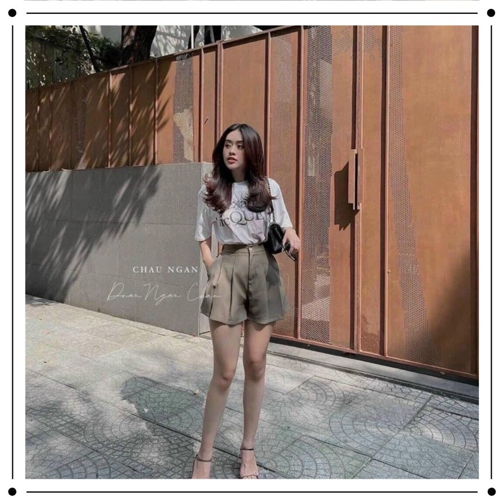 Quần short nữ , quần đùi nữ xếp ly siêu hot 2021, dễ phối đồ
