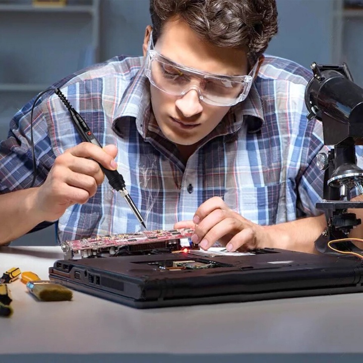 Mỏ hàn thiếc 908S chính hãng dùng cho sửa chữa điện tử chuyên nghiệp
