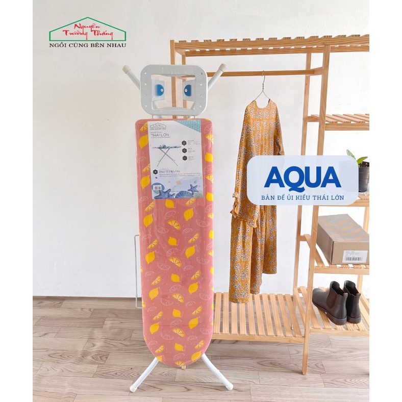 Bàn để ủi quần áo kiểu đứng Thái Lớn 30x106cm - TẶNG (Bình xịt nước) | Aqua Ironing board Nguyễn Trường Th