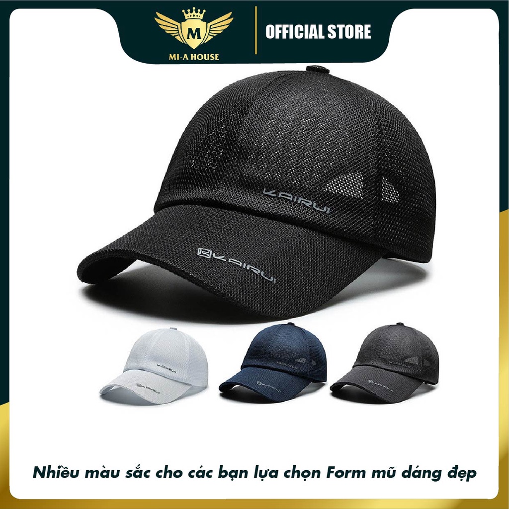 Mũ lưỡi trai - Nón kết thể thao Kairui lưới phong cách cá tính