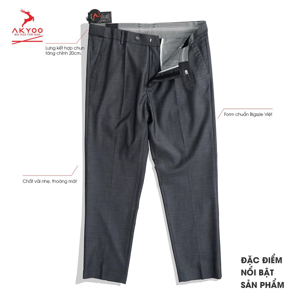 Quần Âu Cho Người Béo, quầu âu size lớn, quần âu cỡ to, thời trang bigsize (size 80-140kg) | BigBuy360 - bigbuy360.vn