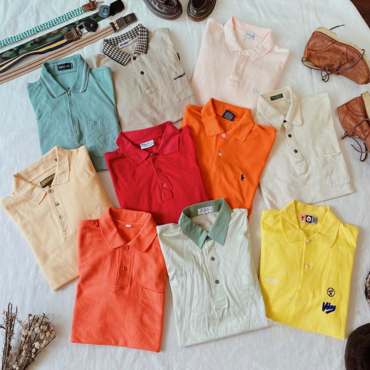 Polo Nam Sencondhand, Áo Polo Nam 2hand, Áo Thun Cổ Bẻ Nam Nữ Chất Vải Cao Cấp, Sang Trọng Mẫu 2 - SunShine217