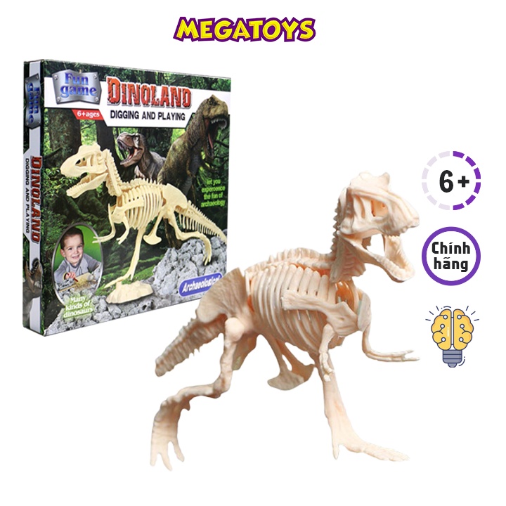 [Mã LIFETOYS1 giảm 30K đơn 99K] Đồ chơi khảo cổ-sưu tầm hóa thạch khủng long T-rex