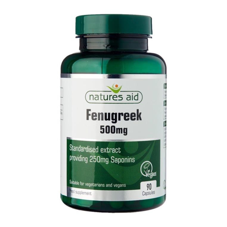 [2023]Viên uống lợi sữa cỏ cà ri Fenugreek Natures Aid 500mg.