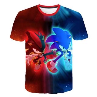 Áo thun in hình Sonic the hedgehog