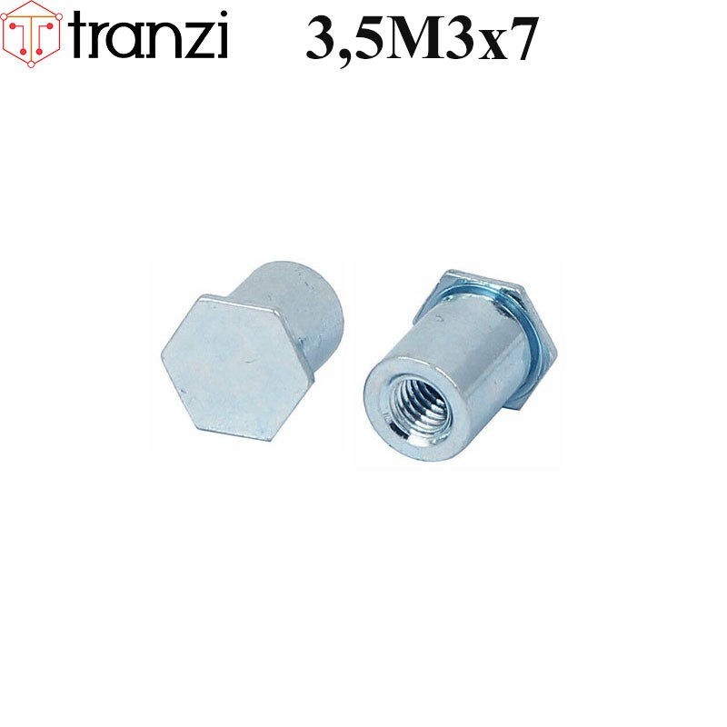 Đinh tán mù PEM BSO mạ kẽm trắng 3,5M3x7 - túi 50 cái