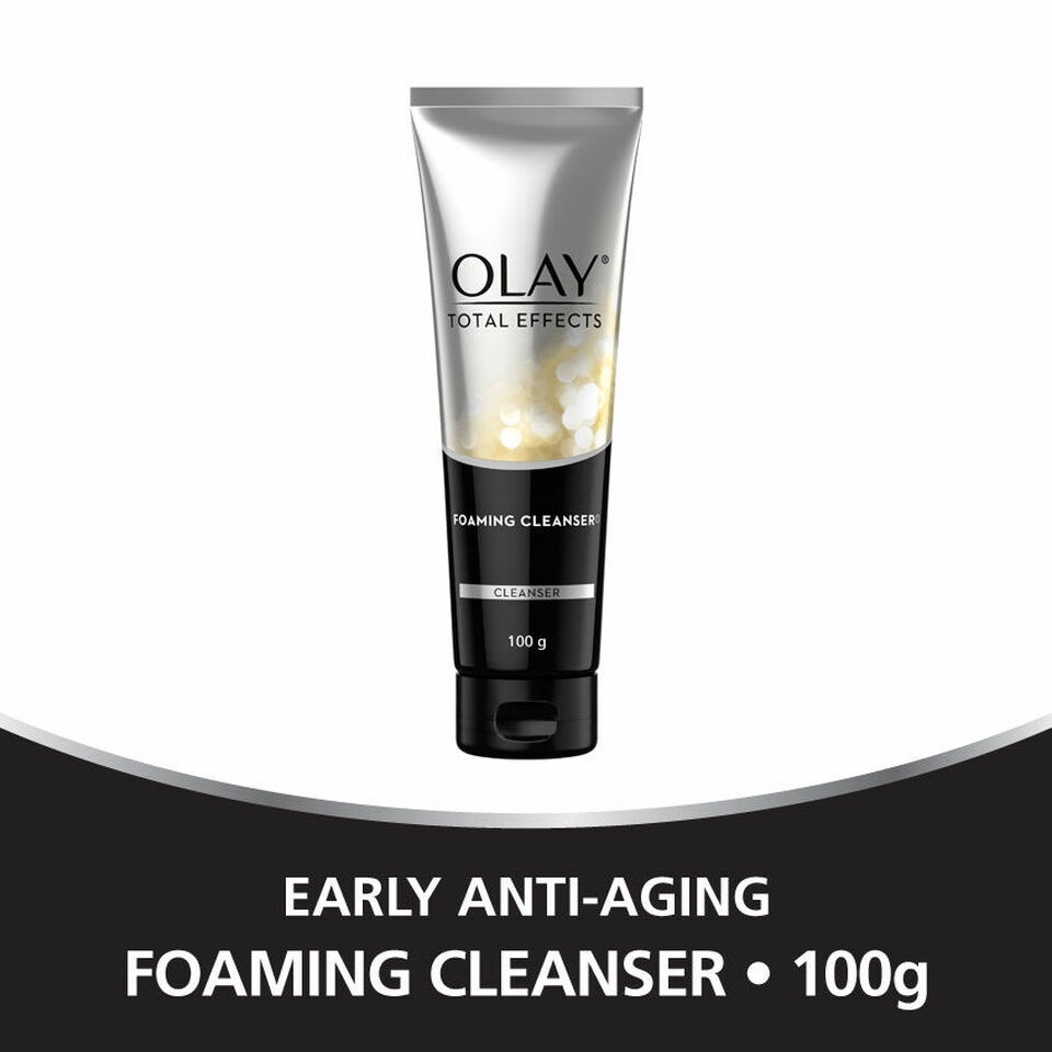 Sữa Rửa Mặt Olay Tạo Bọt Hỗ Trợ Cải Thiện Lão Hoá Da 100g Total Effects 7 In 1 Foaming Cleanser