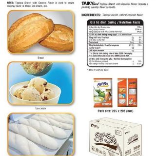 1kg Bột Béo nước cốt dừa Tuấn Phương