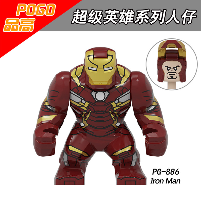 MARVEL đồ chơi trẻ em Lego Xếp Hình Nhân Vật Siêu Anh Hùng Cho Bé