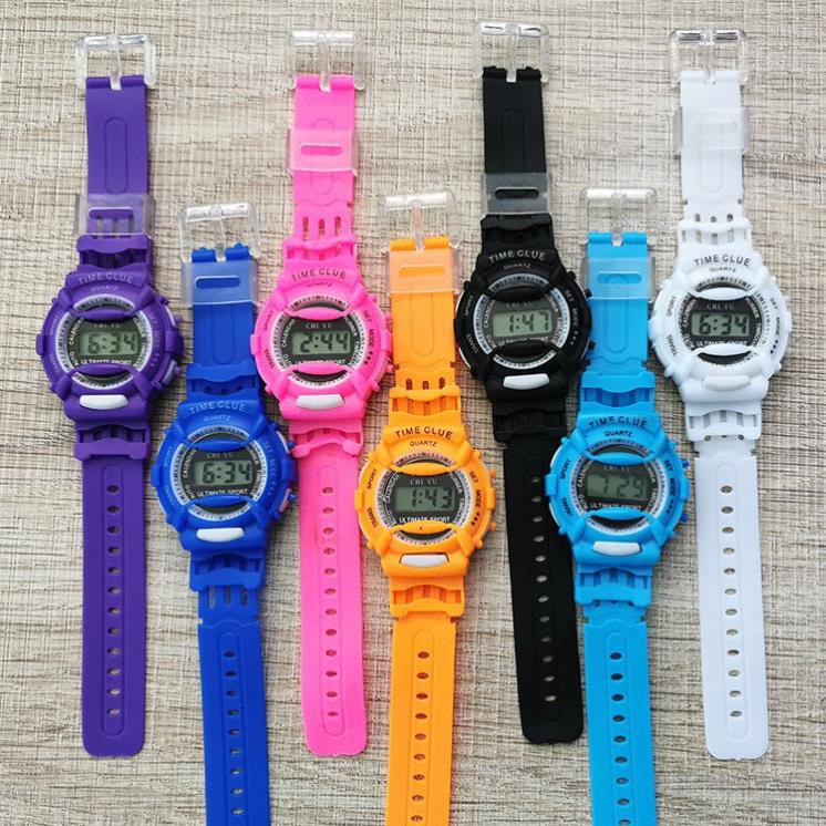 Đồng hồ điện tử trẻ em nam nữ Time Clue TC01 dây cao su cực đẹp